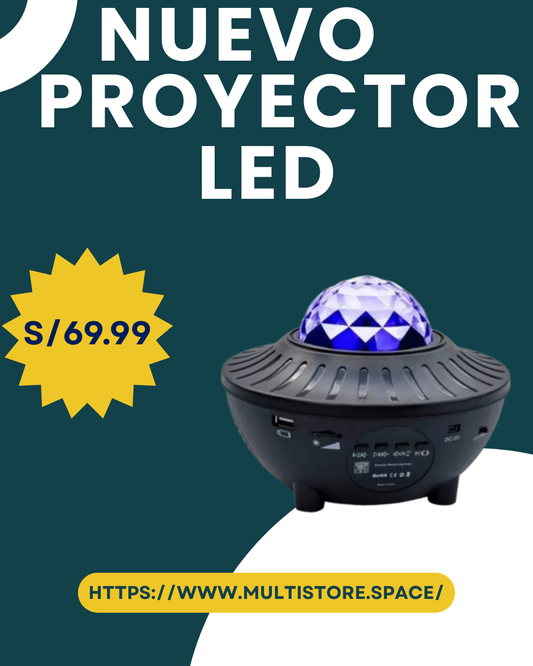 Proyector Led - Ambiente visual mágico y relajante